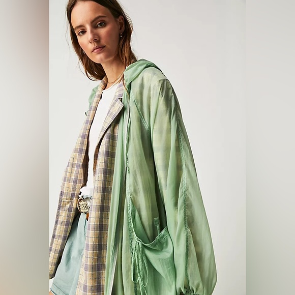 8. NWT Free People Addie Packable Poncho - Picture 3 of 10